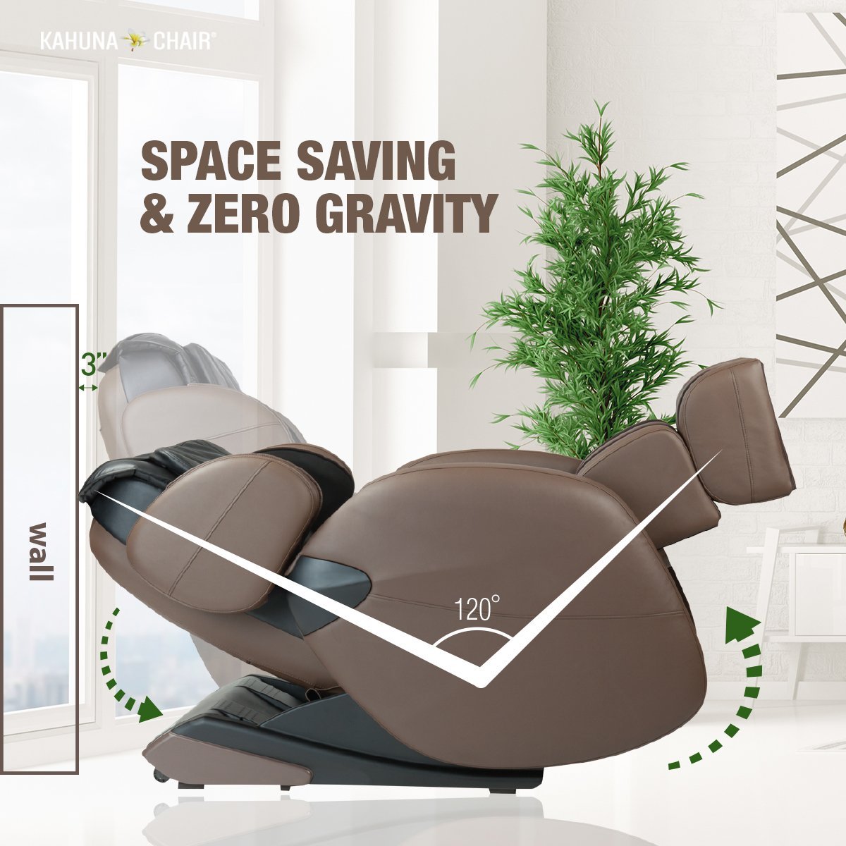 Space saving on sale massage chair